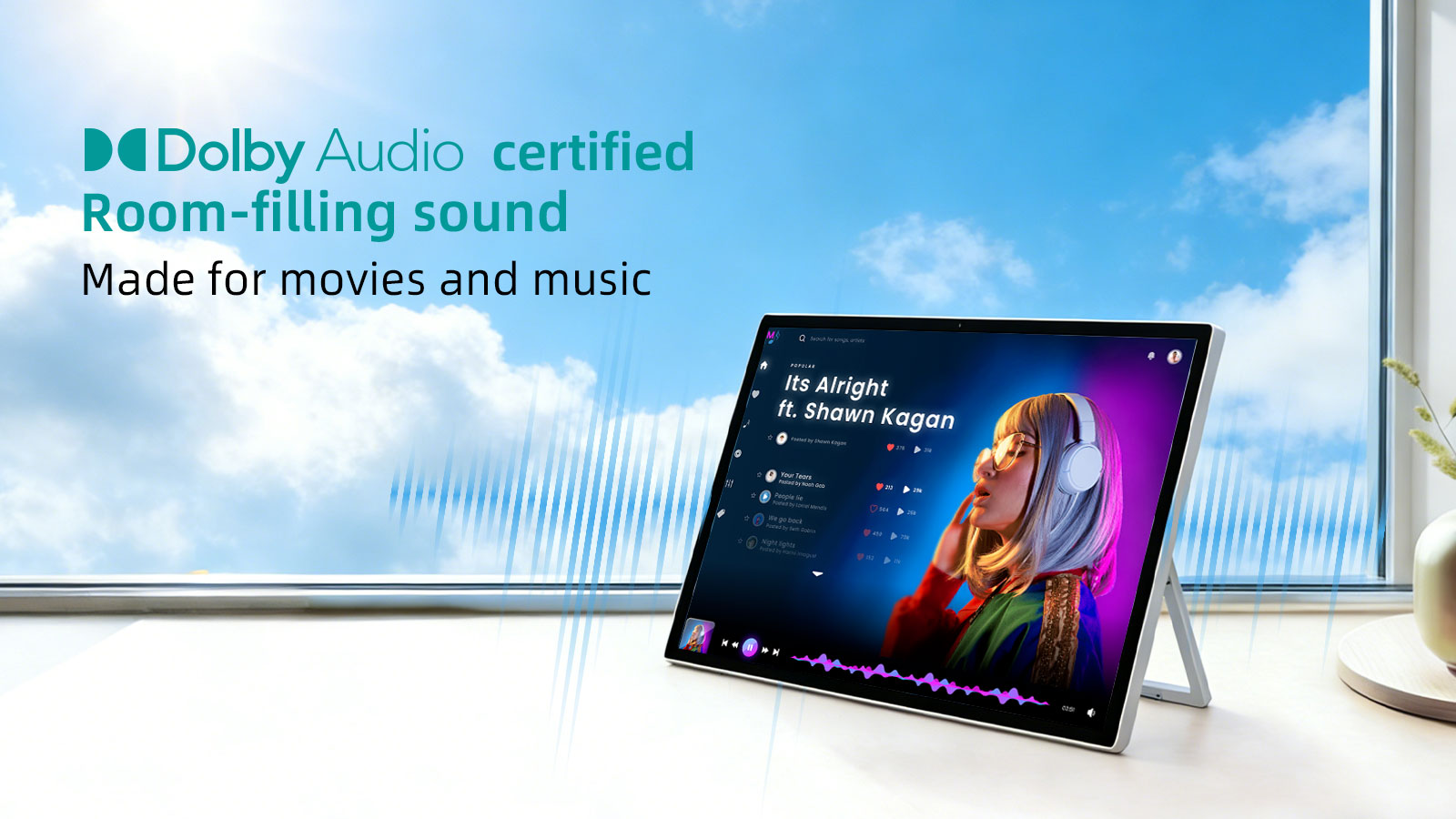LeaderHub U24M — Dolby Audio, Room-Filling Sound