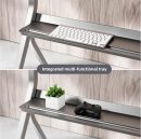 leaderhub Smart Board Stand for 55"- 86'' Smart Whiteboard, Electronic Whiteboard, Four Lockable Wheels for Smart Board for Classroom