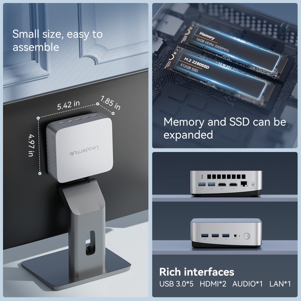 2025 leaderhub new product LP5C MINI PC - Image 8
