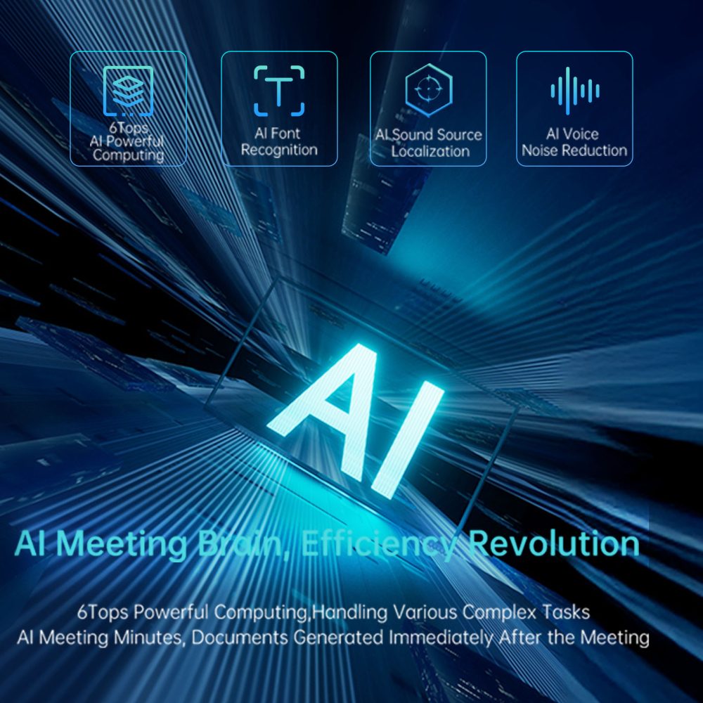 Leaderhub HM 65 inch Hybrid Conference Displays Interactive Flat Panel Touch Screen Digital Board For Classroom Conference ​Meeting Room Smart Board For Teaching Smart Whiteboard - Image 3