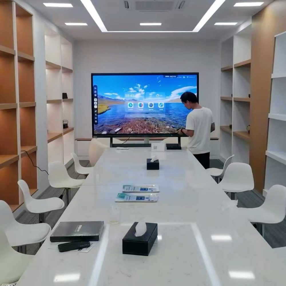Leaderhub L65H L75H L86H L98H L110H 65/75/86/98/110 Inch LED 4K UHD Interactive Whiteboards Conference Flat Panel for Teaching/meetings - Image 2