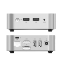 Leaderhub LP1C MINI PC Alder Lake-N  N100 3.4Ghz  16GB RAM Sata*1  512G (Expandable up to 2T) Dual Display/WiFi 6/BT, Desktop Computer for Business,School,Office - LP1C