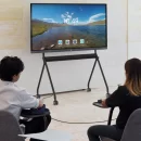 Leaderhub L65ZM 65 Inch 4K UHD Screen Android 14 Smart Whiteboards Interactive Board for School Classroom