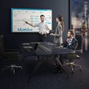 Leaderhub HM 65 inch Hybrid Conference Displays Interactive Flat Panel Touch Screen Digital Board For Classroom Conference ​Meeting Room Smart Board For Teaching Smart Whiteboard