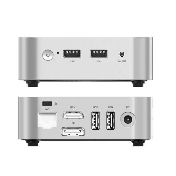Leaderhub LP1C MINI PC Alder Lake-N N100 3.4Ghz 16GB RAM Sata*1 512G (Expandable up to 2T) Dual Display/WiFi 6/BT, Desktop Computer for Business,School,Office