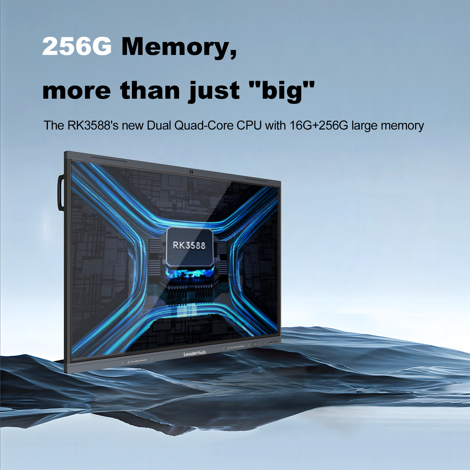 Leaderhub L75HPRO L86HPRO 75/86Inch High Configuration 4K Display 8+128GB Interactive Whiteboard for School Teaching and Convention Room - Image 4