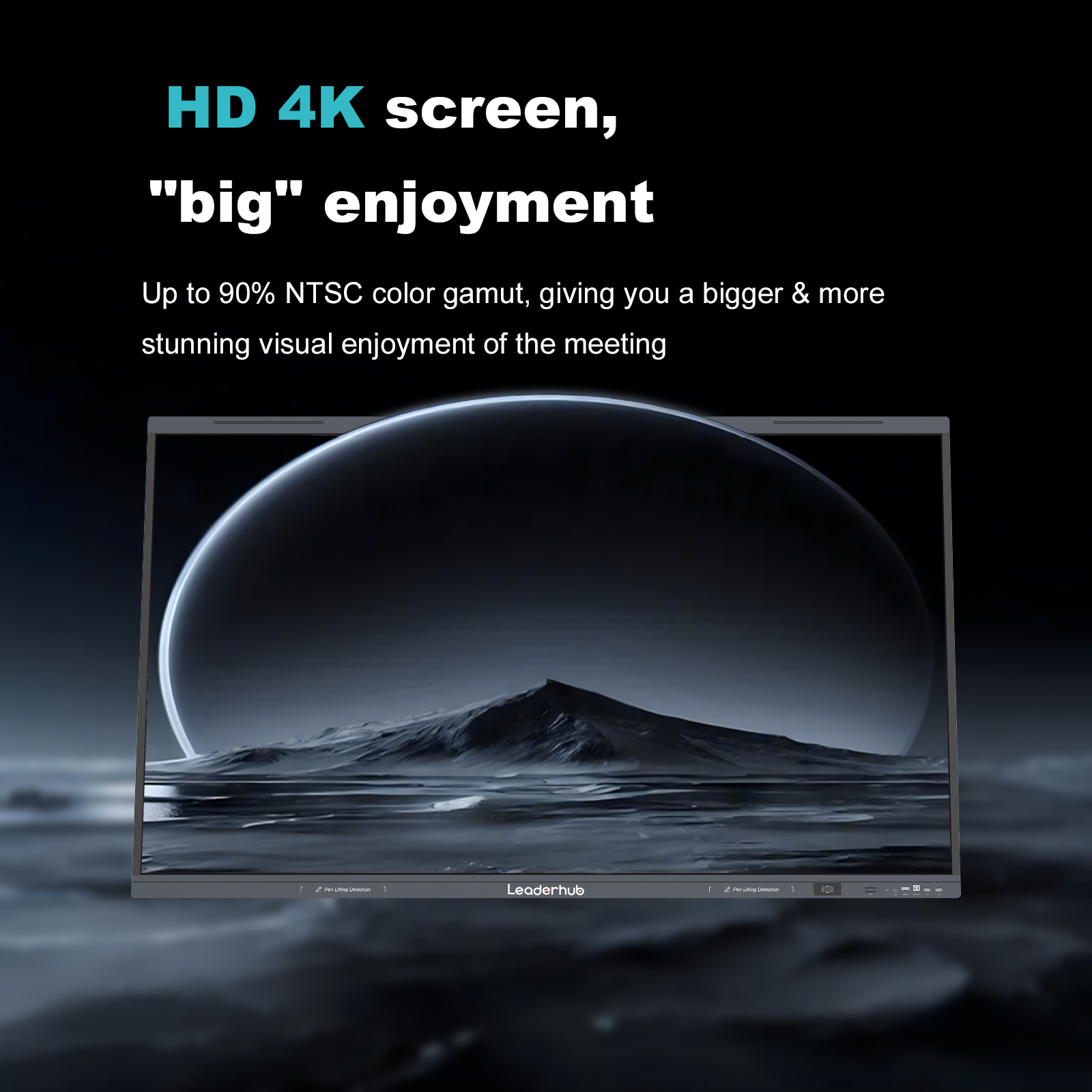 Leaderhub L75HPRO L86HPRO 75/86Inch High Configuration 4K Display 8+128GB Interactive Whiteboard for School Teaching and Convention Room - Image 5