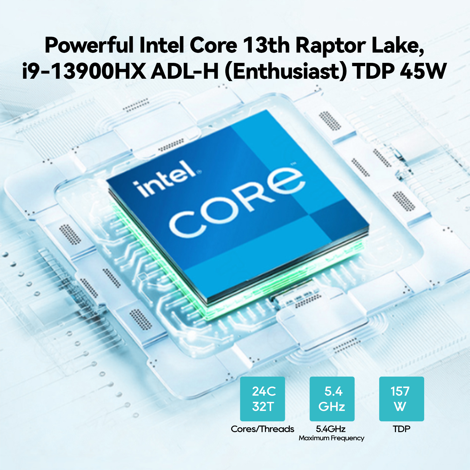 2026 leaderhub LP9 Mini PC Intel Core 13th Raptor Lake,i9-13900H 32GB UP To 64GB DDR4 2T SSD M.2 NVMe SSD, Mini Computers, USB 4.0, WiFi 6e, BT5.2, RJ45 2.5G/ 4K Triple Display Desktop PC - Image 6
