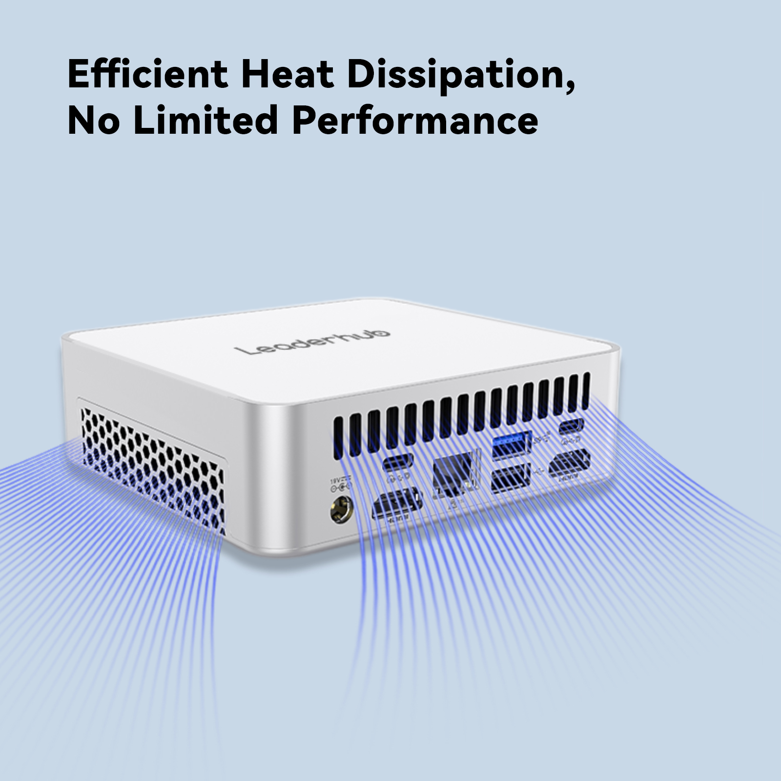 2026 leaderhub LP9 Mini PC Intel Core 13th Raptor Lake,i9-13900H 32GB UP To 64GB DDR4 2T SSD M.2 NVMe SSD, Mini Computers, USB 4.0, WiFi 6e, BT5.2, RJ45 2.5G/ 4K Triple Display Desktop PC - Image 8