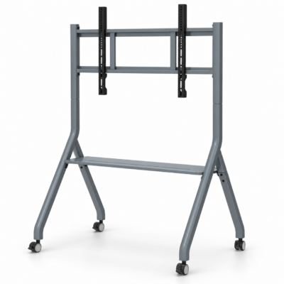 LeaderHub UL Mobile Stand — Heavy-Duty Trolley for 55&Prime;&ndash;86&Prime; Displays