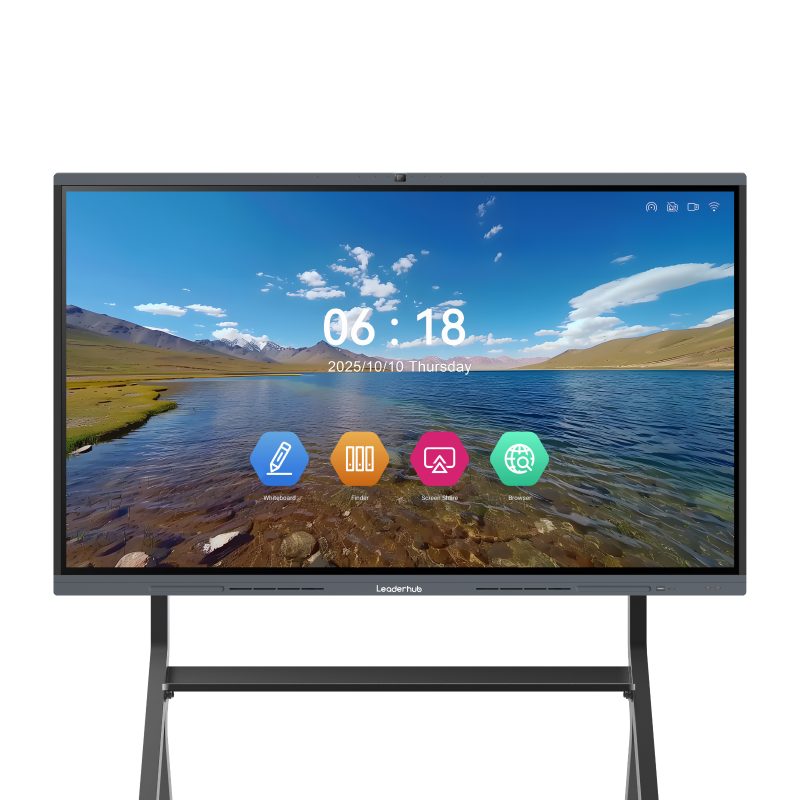 Leaderhub L65H L75H L86H L98H L110H  4K UHD Interactive Whiteboards Conference Flat Panel for Teaching/meetings