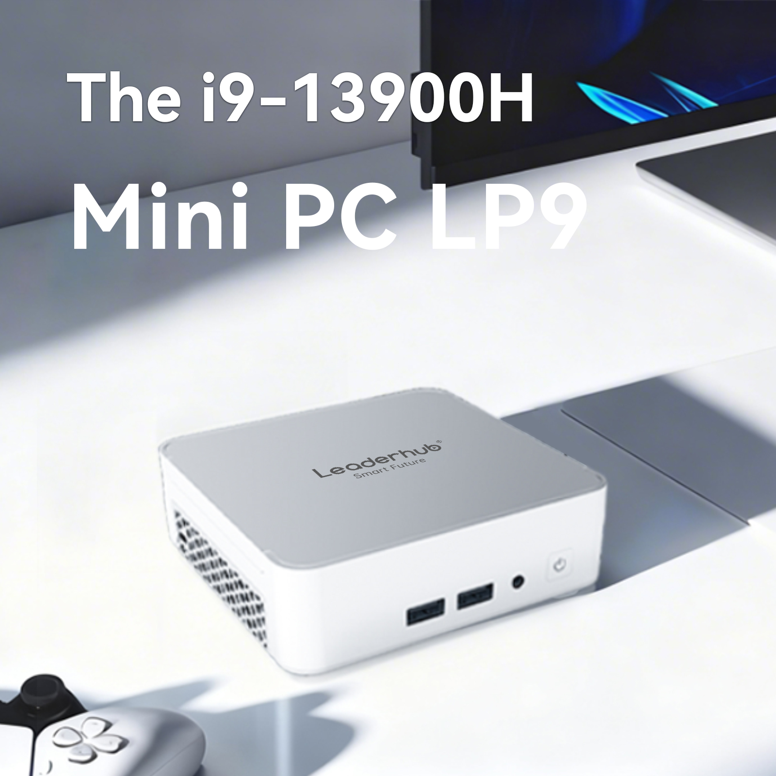 2026 leaderhub LP9 Mini PC Intel Core 13th Raptor Lake,i9-13900H 32GB UP To 64GB DDR4 2T SSD M.2 NVMe SSD, Mini Computers, USB 4.0, WiFi 6e, BT5.2, RJ45 2.5G/ 4K Triple Display Desktop PC - Image 4