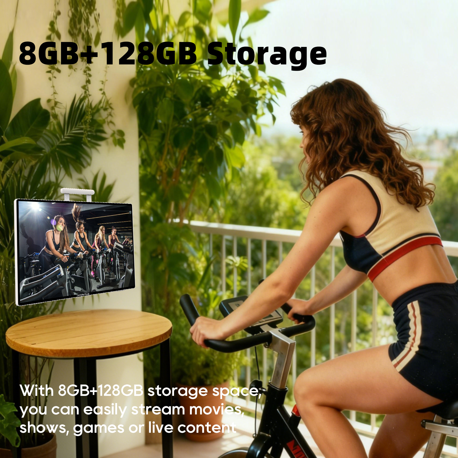 Leaderhub U24M Portable Smart Screen 24.5inch 8GB RAM 128GB ROM 800W 4K Camera Wifi Bluetooth - Image 5